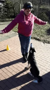 Meike / Balou beim Training